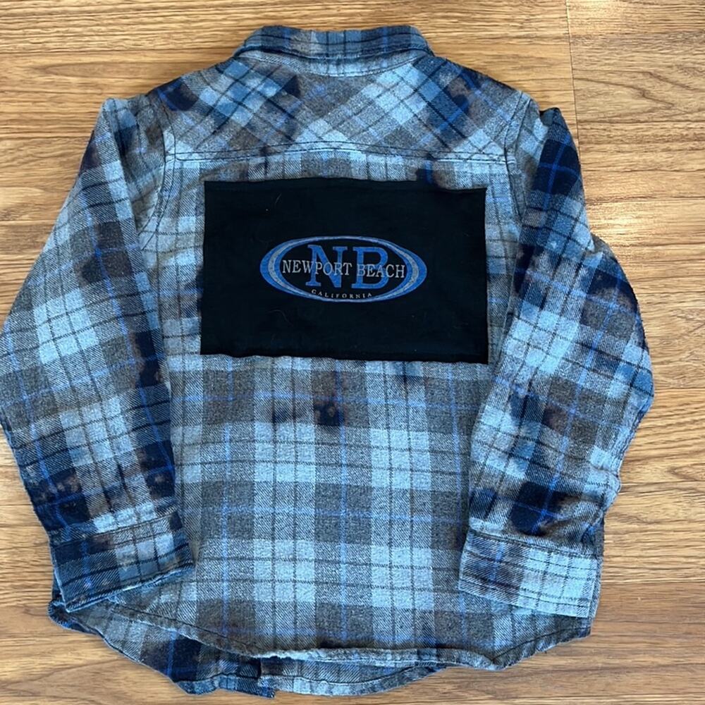 Quicksilver Newport Beach Flannel Shirt Size 4T